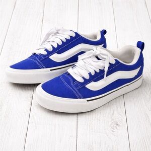 Vans Blue and White Women's Sneakers